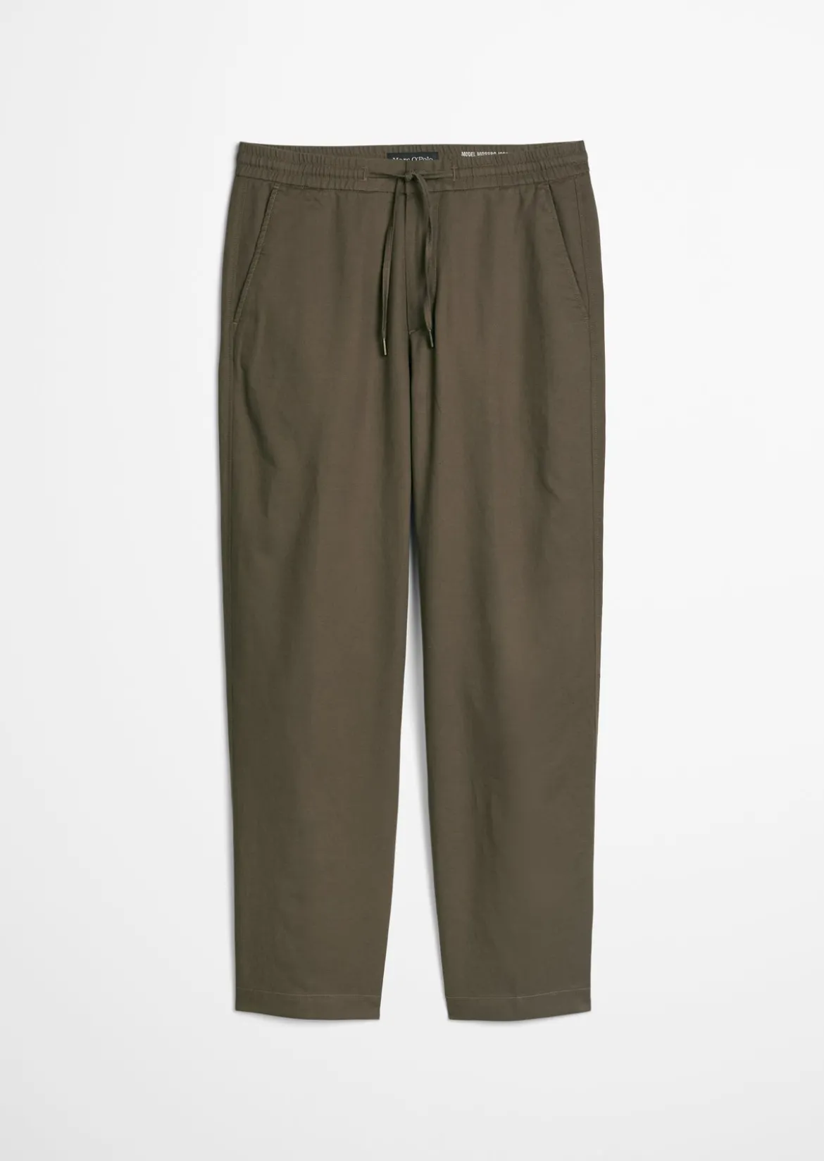 Chino Model Mossbo Jogger wide aus TENCEL™ Lyocell -Leinen-Mix