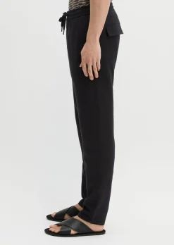 Chino Model Osby Jogger tapered aus Lyocell-Leinen-Mix