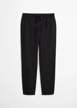 Chino Model Osby Jogger tapered aus Lyocell-Leinen-Mix
