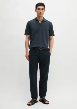 Chino Model Osby Jogger tapered aus Lyocell-Leinen-Mix