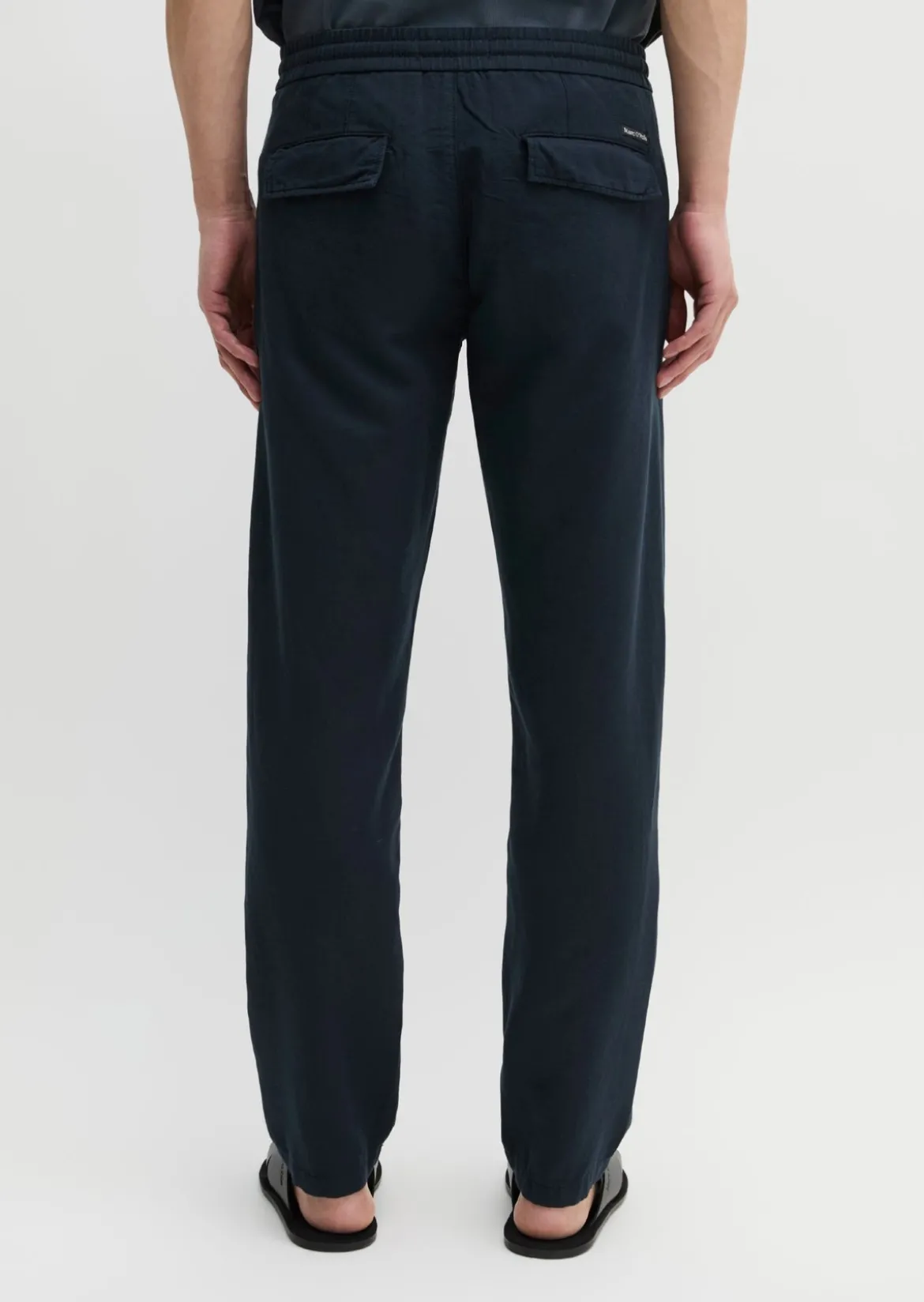 Chino Model Osby Jogger tapered aus Lyocell-Leinen-Mix