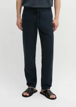 Chino Model Osby Jogger tapered aus Lyocell-Leinen-Mix