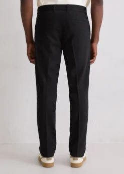 Chino Model Osby tapered aus weichem Bio-Baumwoll-Lyocell-Mix