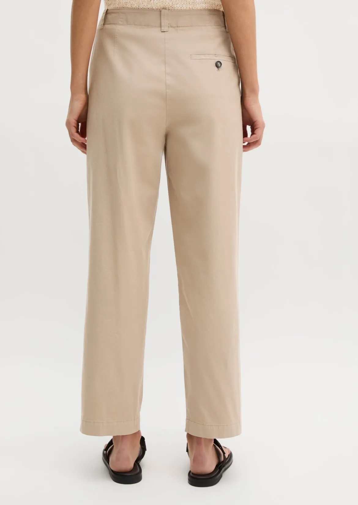 Chino Model Rimka tapered aus Baumwoll-Stretch-Twill