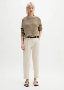 Chino Model Rimka tapered aus Baumwoll-Stretch-Twill