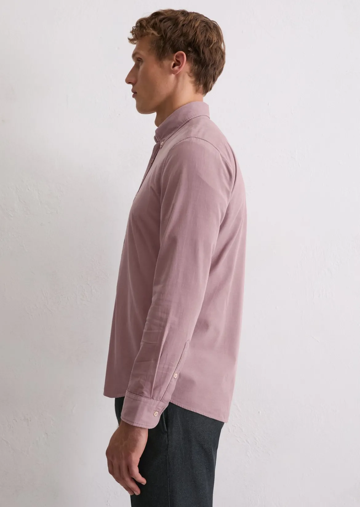 Cordhemd shaped aus reiner Bio-Baumwolle