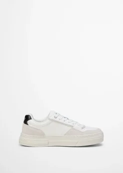 Court-Sneaker Model Mariella aus Rindleder mit Frotteefutter