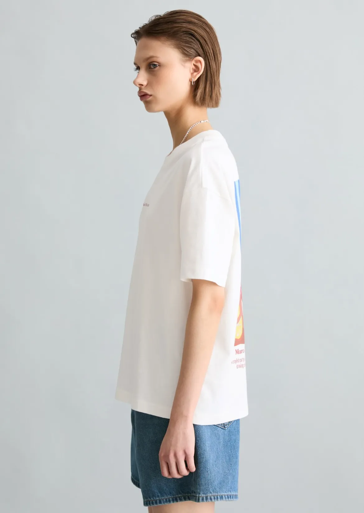Crayfish Capsule T-Shirt, Backprint, Relaxed Fit aus Organic Cotton