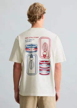 Crayfish Capsule T-Shirt, Backprint, Relaxed Fit mit Rückenprint