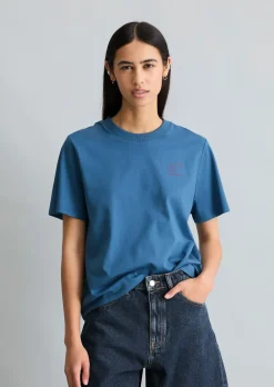 Crayfish Capsule T-Shirt, Chestprint, Normal Fit aus Organic Cotton