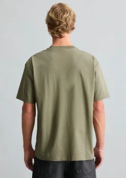 Crayfish Capsule T-Shirt, Chestprint, Relaxed Fit aus reiner Bio-Baumwolle