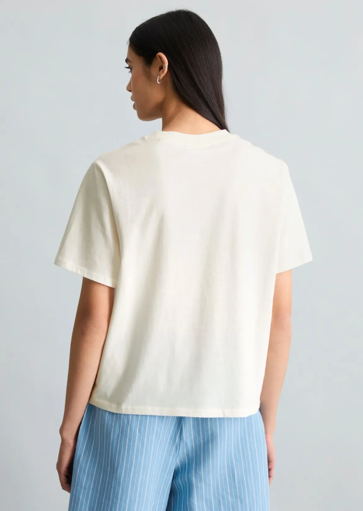 Crayfish Capsule T-Shirt, Chestprint, Normal Fit aus Organic Cotton