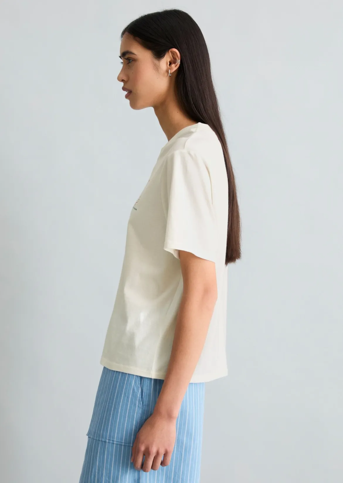 Crayfish Capsule T-Shirt, Chestprint, Normal Fit aus Organic Cotton