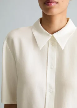 Crop-Bluse relaxed aus TENCEL™ Lyocell