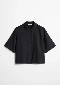 Crop-Bluse relaxed aus TENCEL™ Lyocell