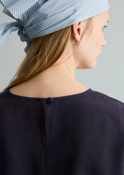 Crop-Blusenshirt relaxed aus TENCEL™ Lyocell