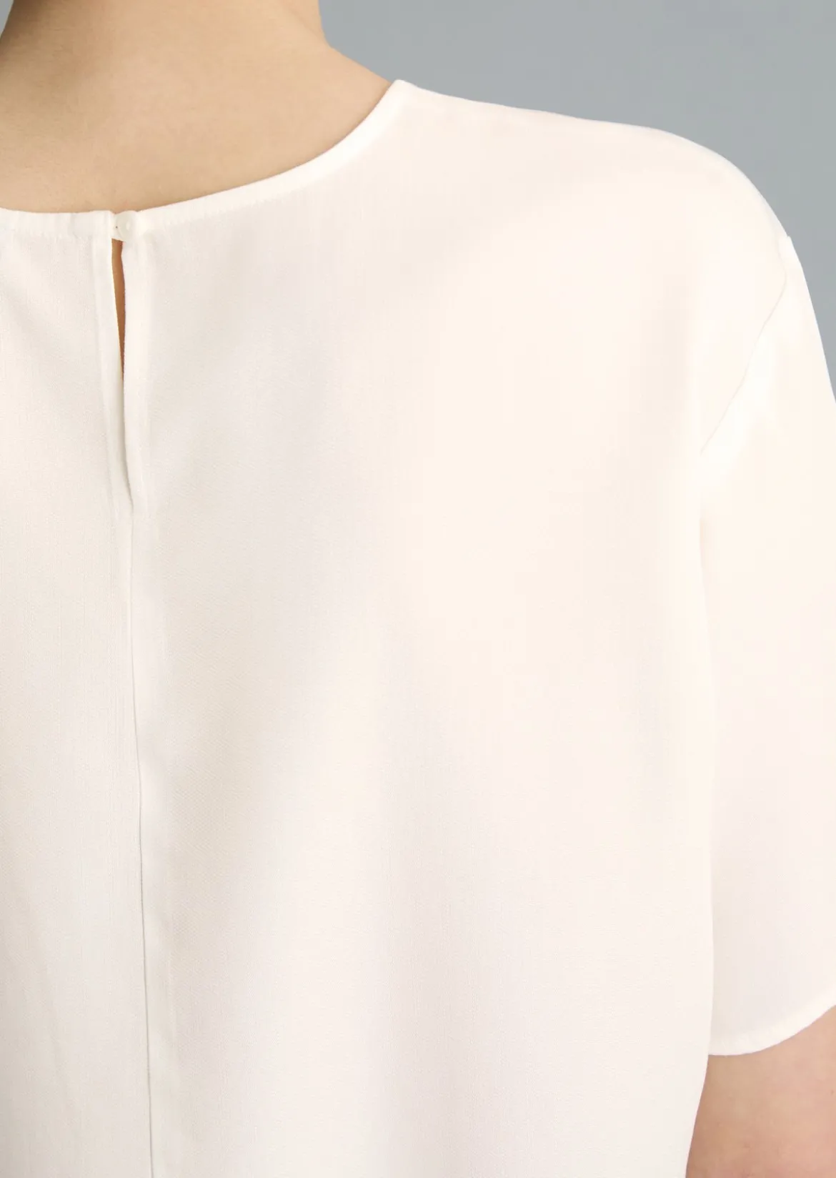 Crop-Blusenshirt relaxed aus TENCEL™ Lyocell