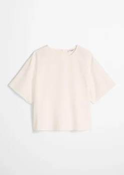 Crop-Blusenshirt relaxed aus TENCEL™ Lyocell