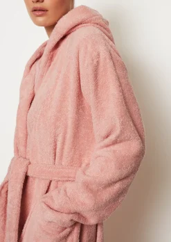 Damen-Bademantel Model Timeless mit Kapuze