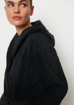 Damen-Bademantel Model Timeless mit Kapuze