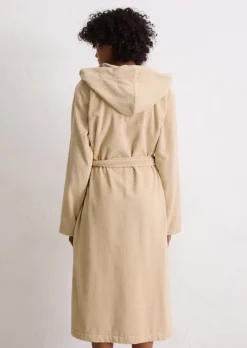 Damen-Bademantel Model Timeless Melange mit Kapuze