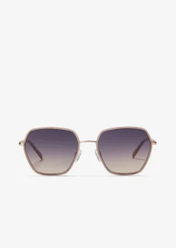 Damen-Sonnenbrille aus leichtem Metall