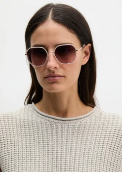 Damen-Sonnenbrille aus leichtem Metall