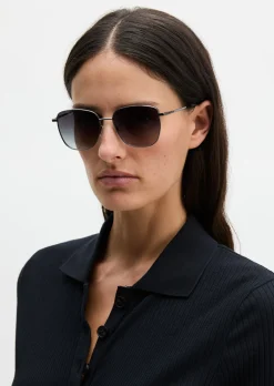 Damen-Sonnenbrille aus leichtem Metall