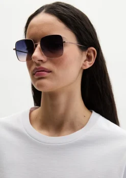 Damen-Sonnenbrille aus leichtem Metall