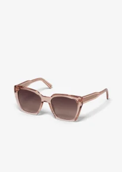 Damen-Sonnenbrille mit breitem Bio-Acetat-Rahmen