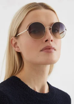 Damen-Sonnenbrille mit runden Gläsern