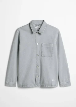 Denim-Overshirt aus Baumwolle