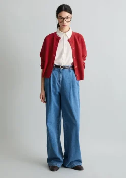 DfC Cardigan relaxed aus kompaktem Baumwollgarn