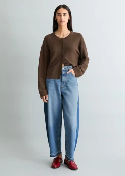 DfC Cardigan relaxed aus kompaktem Baumwollgarn