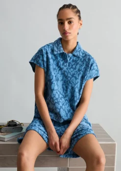 DfC Frottee-Poloshirt relaxed aus Organic Cotton