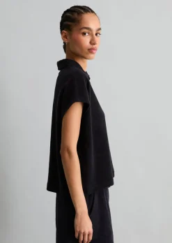 DfC Frottee-Poloshirt relaxed aus Organic Cotton