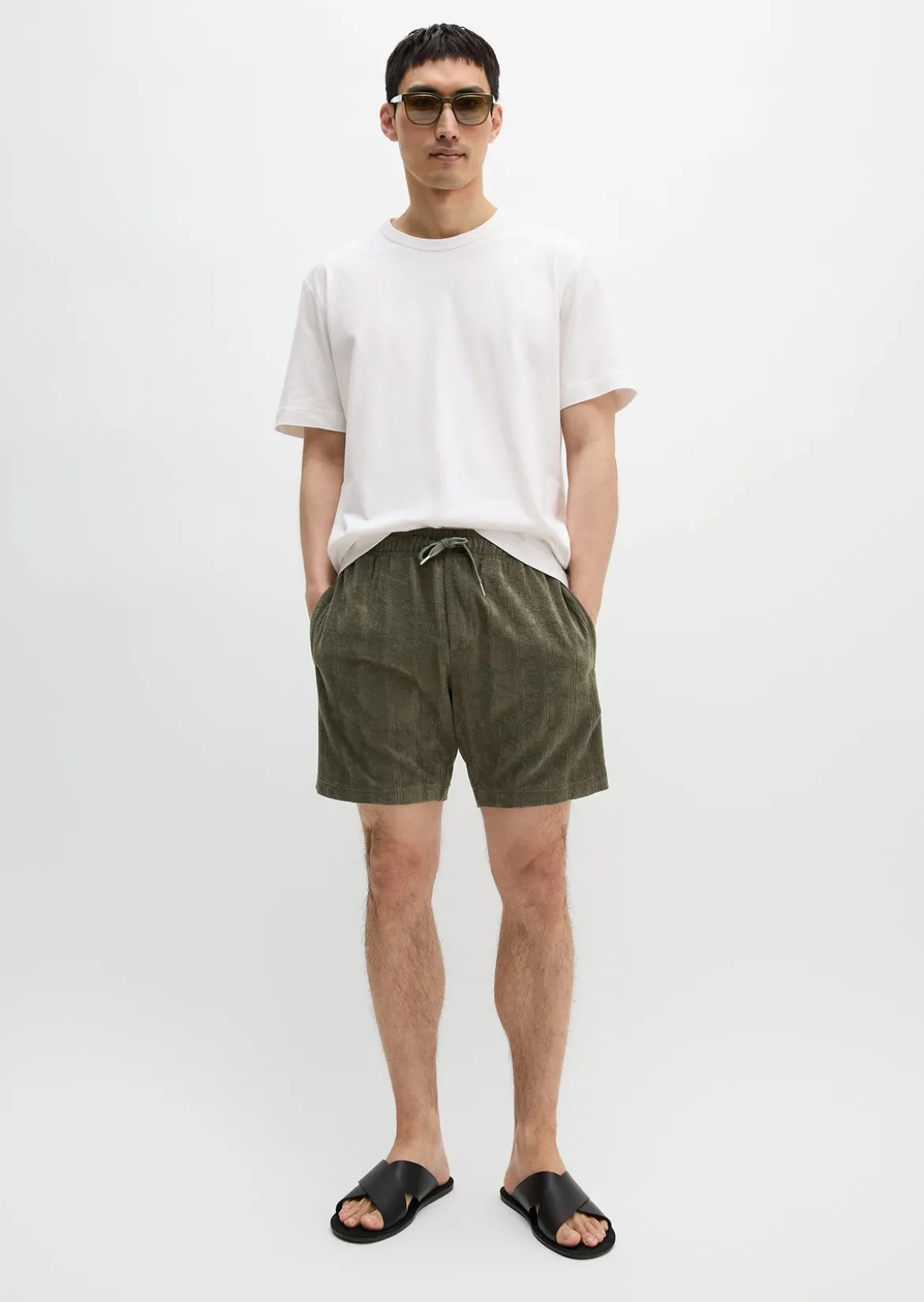 DfC Frottee-Shorts regular aus weicher Bio-Baumwolle