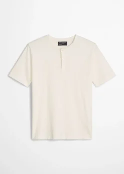 DfC Henley-Shirt regular aus softem Slub-Jersey