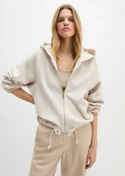 DfC Hoodie-Sweatjacke relaxed aus reiner Bio-Baumwolle