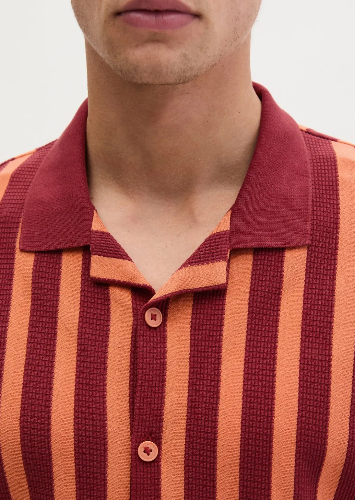 DfC Jerseyshirt regular mit Farb-und Struktur-Streifen