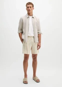 DfC Jerseyshorts regular mit Farb-und Struktur-Streifen