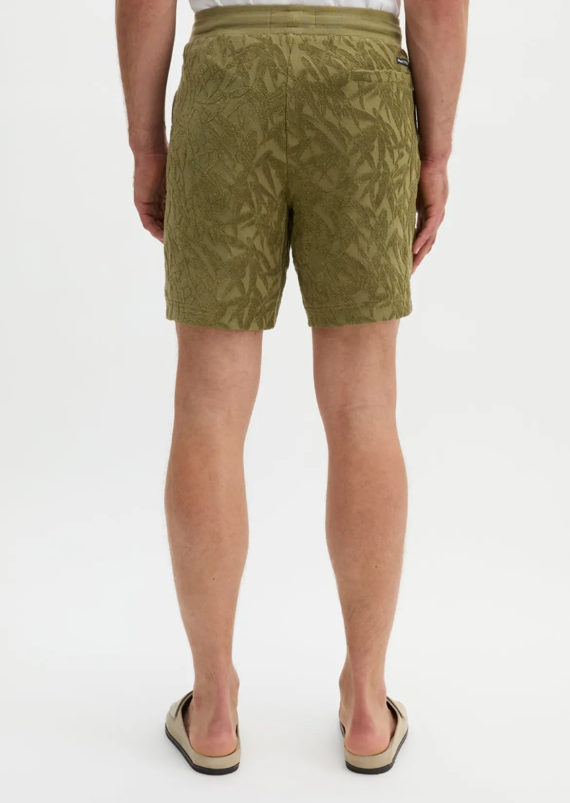 DfC Jerseyshorts regular mit weichem Frottee-Blattmuster
