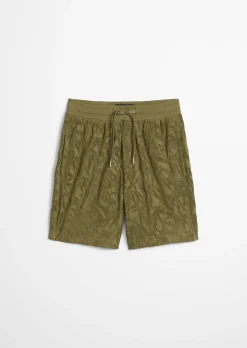 DfC Jerseyshorts regular mit weichem Frottee-Blattmuster