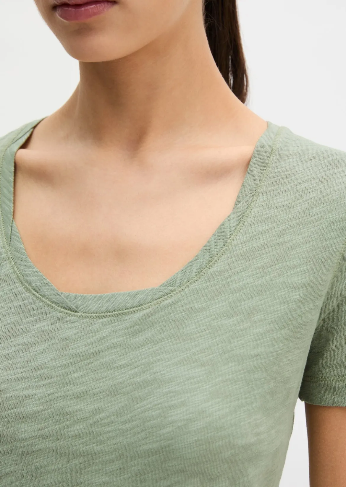 DfC Jersey-T-Shirt regular aus reiner Baumwolle