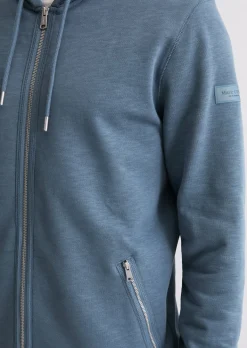DfC Kapuzen-Sweatjacke regular aus weichem Bio-Baumwoll-Sweat