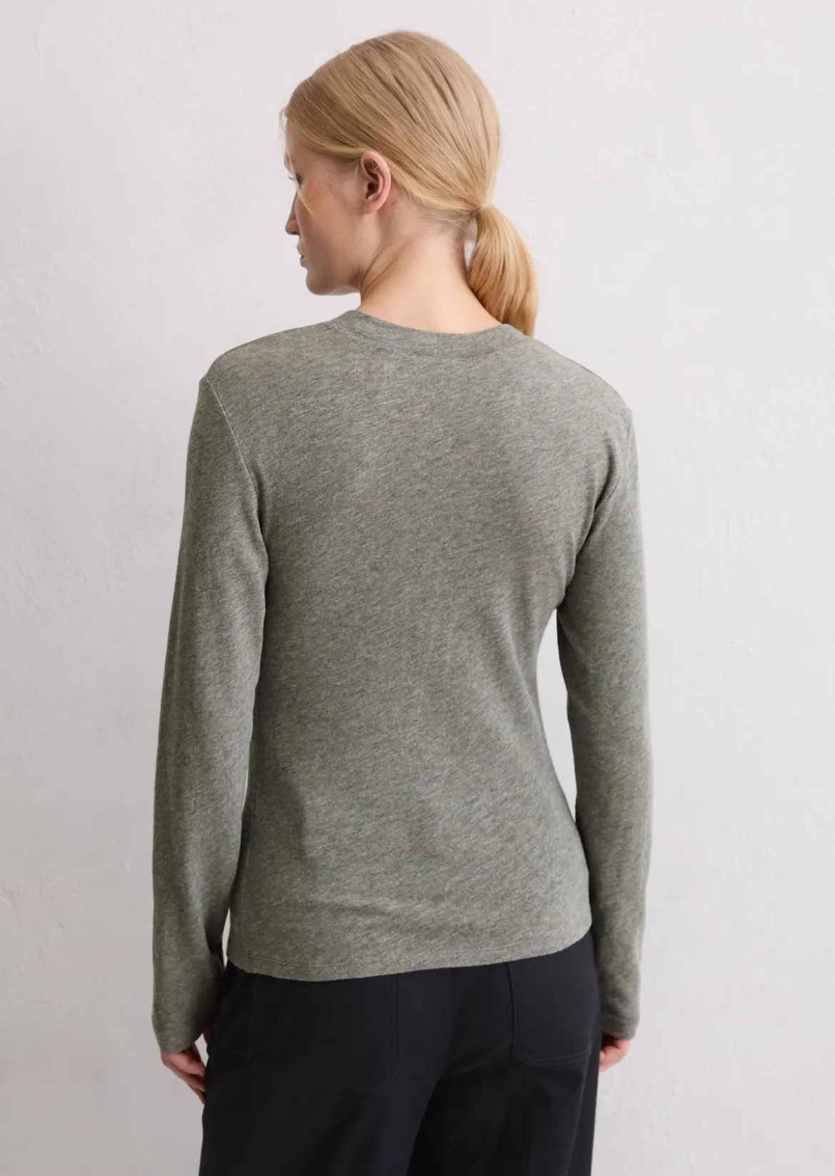 DfC Longsleeve regular aus Slub Jersey