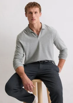 DfC Ottoman-Poloshirt aus weichem Bio-Baumwoll-Jersey
