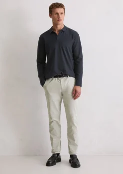 DfC Ottoman-Poloshirt aus weichem Bio-Baumwoll-Jersey