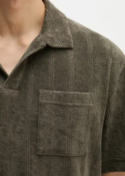 DfC Poloshirt loose aus Bio-Baumwoll-Frottee