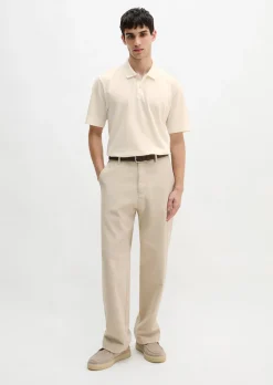 DfC Poloshirt regular im strukturierten Karo-Jacquard